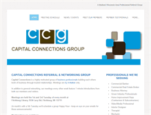 Tablet Screenshot of capitalconnectionsgroup.com